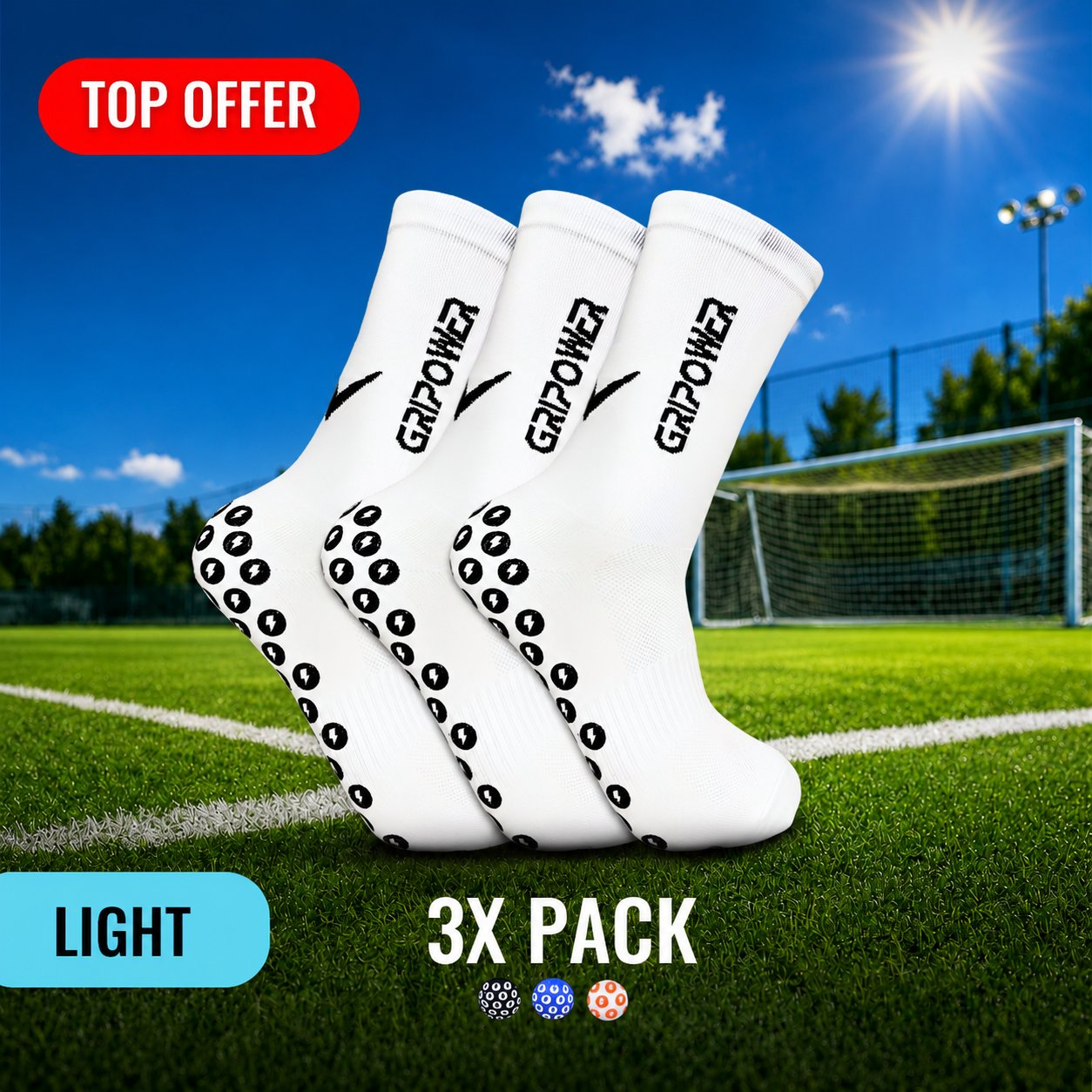 Grip Zokni Aero 3X PACK